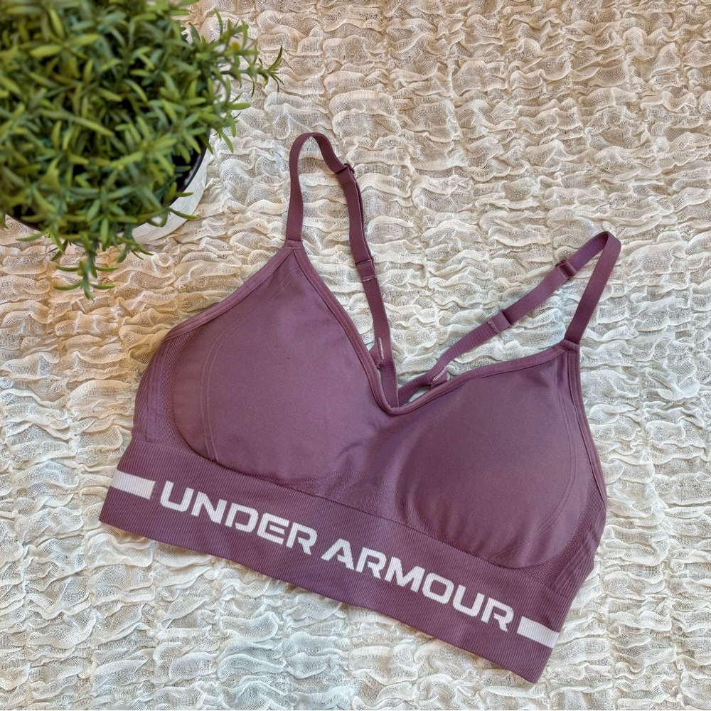 Under Armour UA Vanish Seamless Low Impact Sports Bra Adjustable Straps sz Med